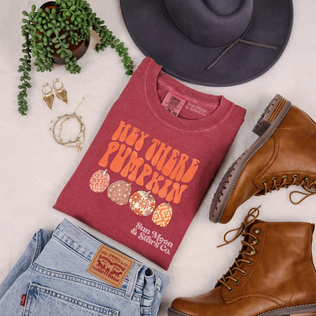 Hey There Pumpkin Brick Shirt
