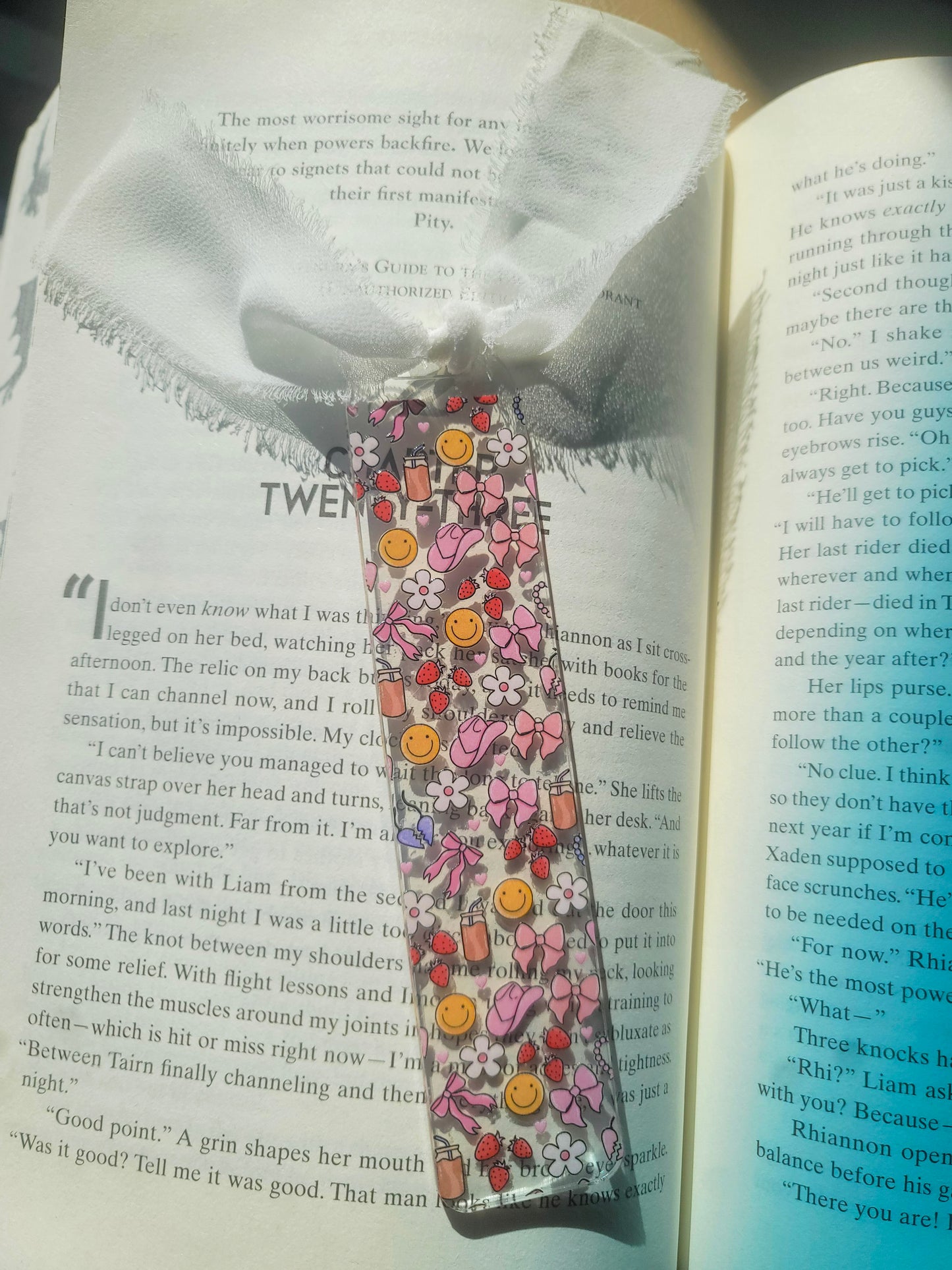 Girly Cowgirl Coquette Bookmark| Iced Coffee|Romance Book Lover| Spicy Books Lover|Cute Spring Book Lover Bookish Coquette |Acrylic Bookmark