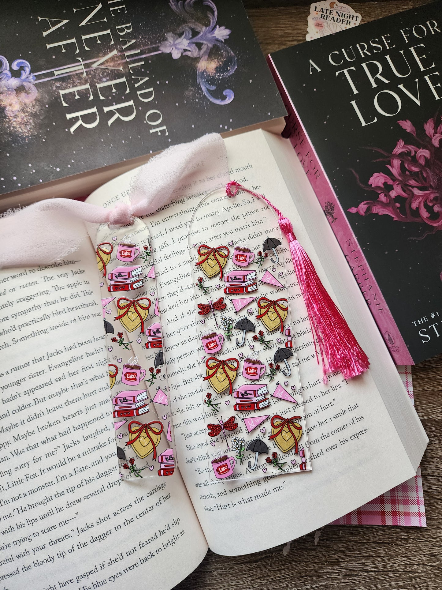 Luke's Valentine's Acrylic Bookmark|Bookish| Bookmark| Cute Bookmark| Book Lover Bookmark| Gifts for Book Lover| Books|Book Accessories|Bookish|