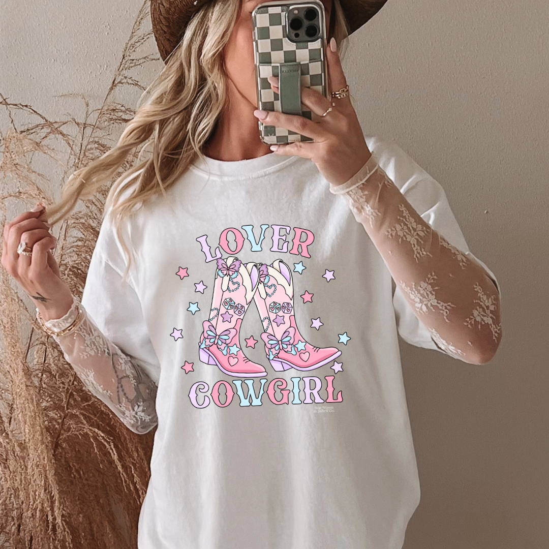 Lover Cowgirl Tee| Valentine's T-Shirt