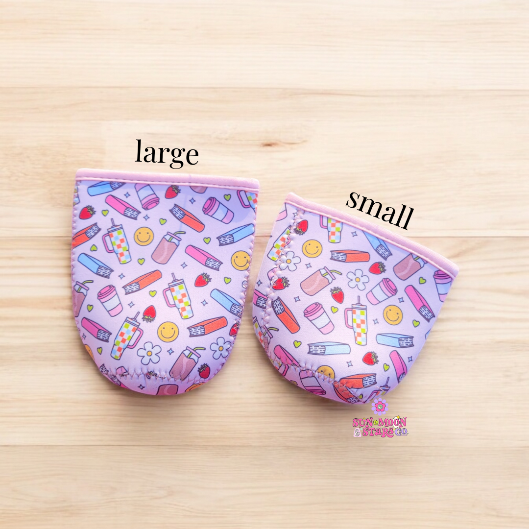 Bookish Coffee Girly Cup Sleeve