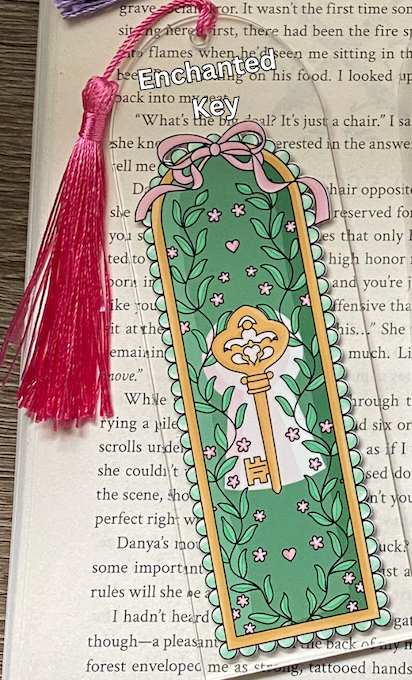 Enchanted Bookmarks| Acrylic Bookmark| Beach Days| Bookish| Bookmark| Cute Bookmark| Book Lover Bookmark| Gifts for Book Lover| Books|Book Accessories|Bookish|
