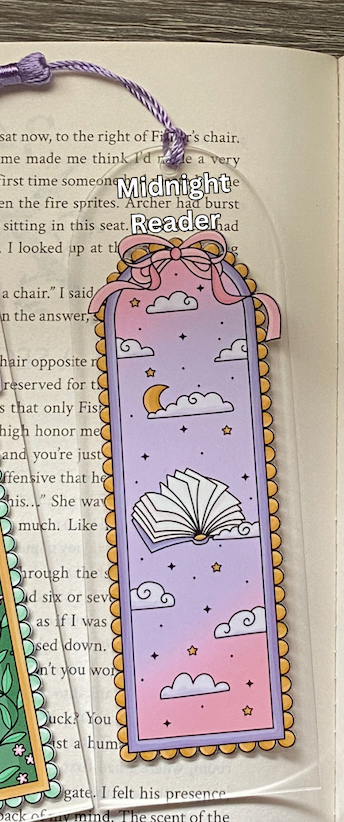 Enchanted Bookmarks| Acrylic Bookmark| Beach Days| Bookish| Bookmark| Cute Bookmark| Book Lover Bookmark| Gifts for Book Lover| Books|Book Accessories|Bookish|