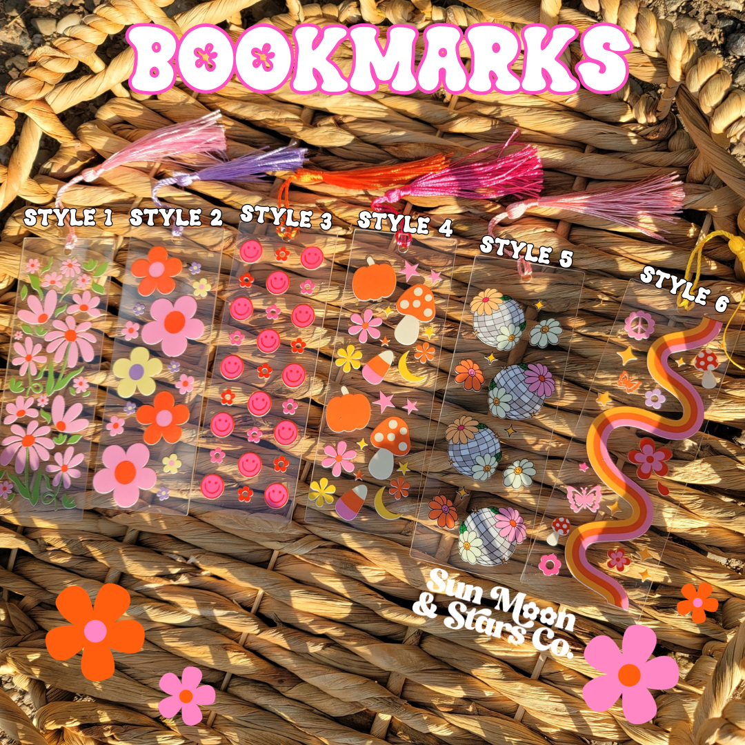 Cute Acrylic Bookmark