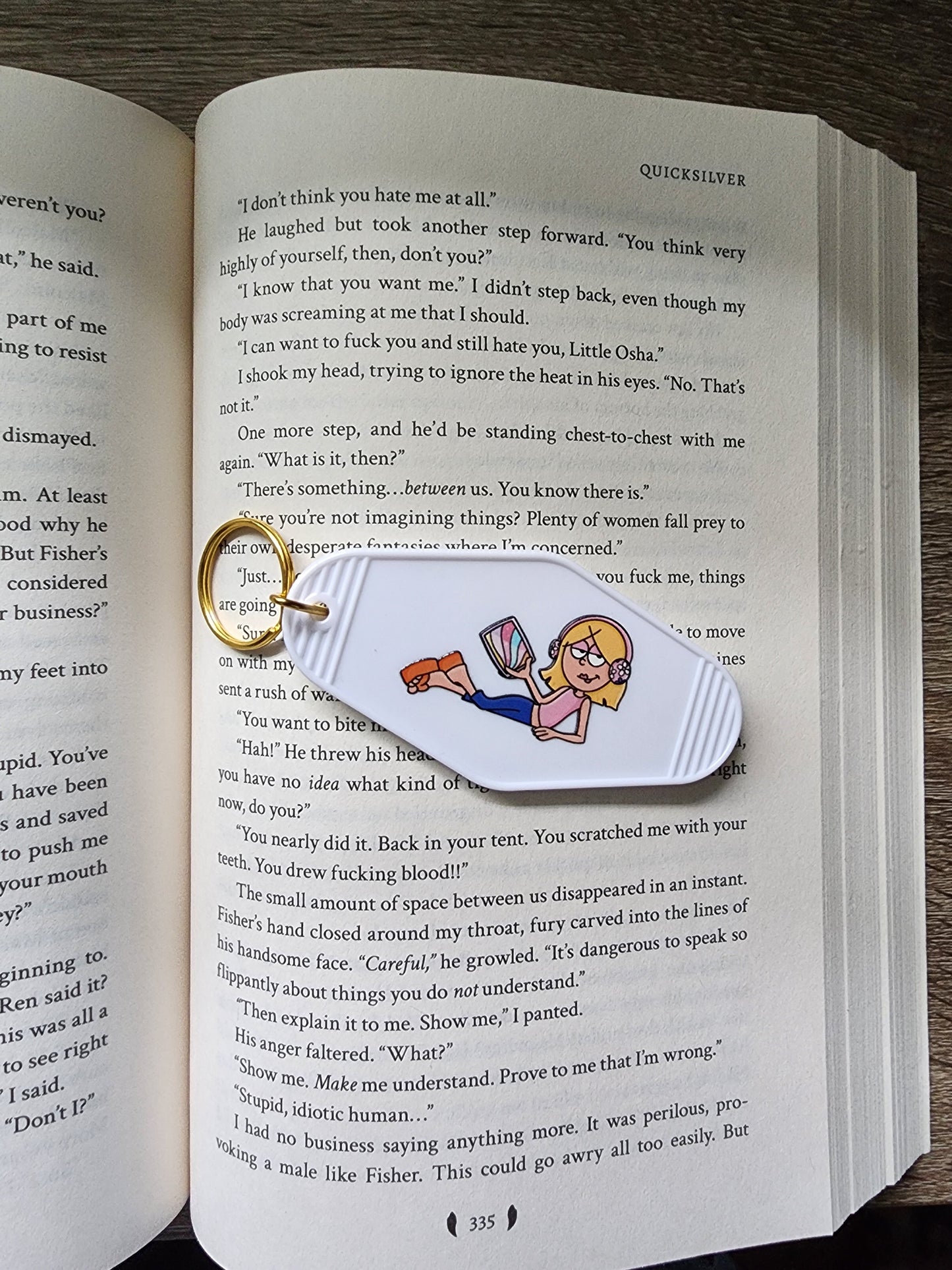 Lizzie M. Motel Keychains|Retro Motel Keychains|Pink Accessories|