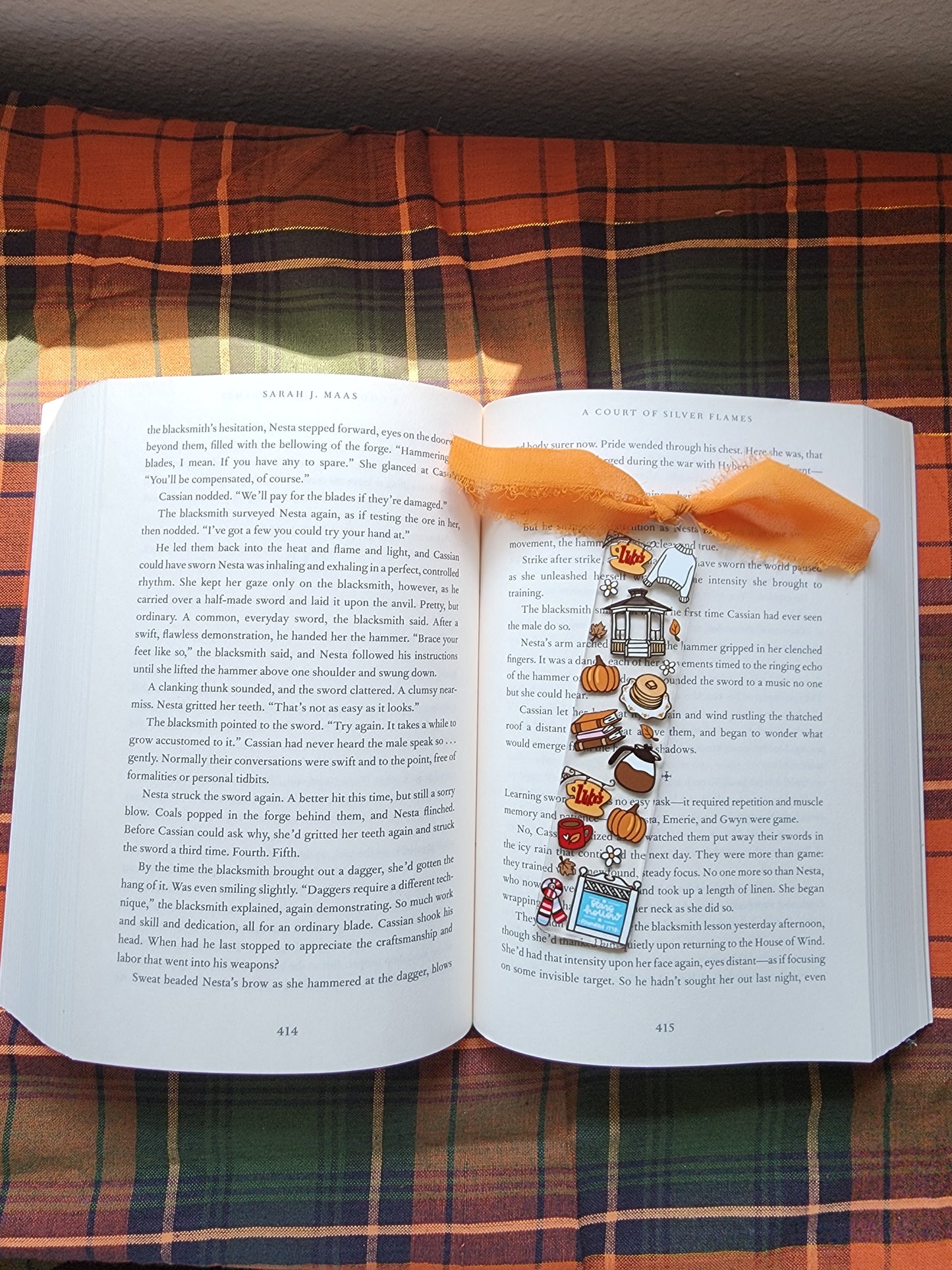 Luke's Cafe Autumn Bookish Acrylic Bookmark| Gilmore Girls|Pumpkin| Cinnamon Roll|Bookish| Bookmark| Cute Bookmark| Book Lover Bookmark| Gifts for Book Lover| Books|Book Accessories|Bookish|