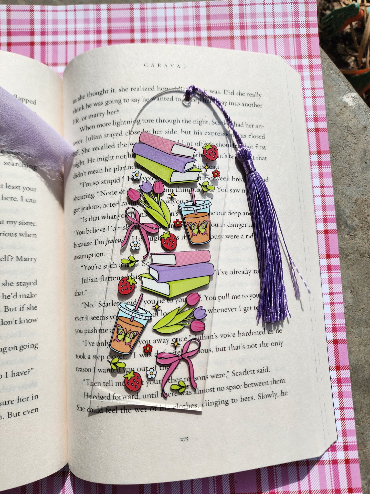 Spring Books & Coffee Bookmark| Spring Honey Bear|Acrylic Bookmark| Bookish| Bookmark| Cute Bookmark| Book Lover Bookmark| Gifts for Book Lover| Books|Book Accessories|Bookish|