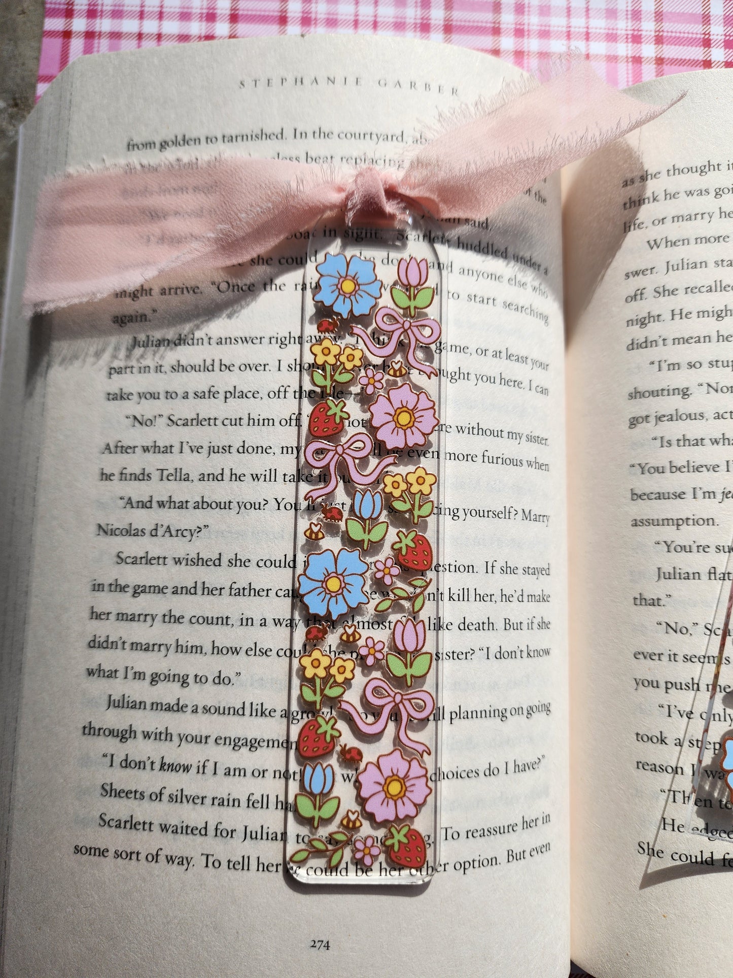 Spring Blossom Bookmarks| Spring Flowers|Acrylic Bookmark| Bookish| Bookmark| Cute Bookmark| Book Lover Bookmark| Gifts for Book Lover| Books|Book Accessories|Bookish|