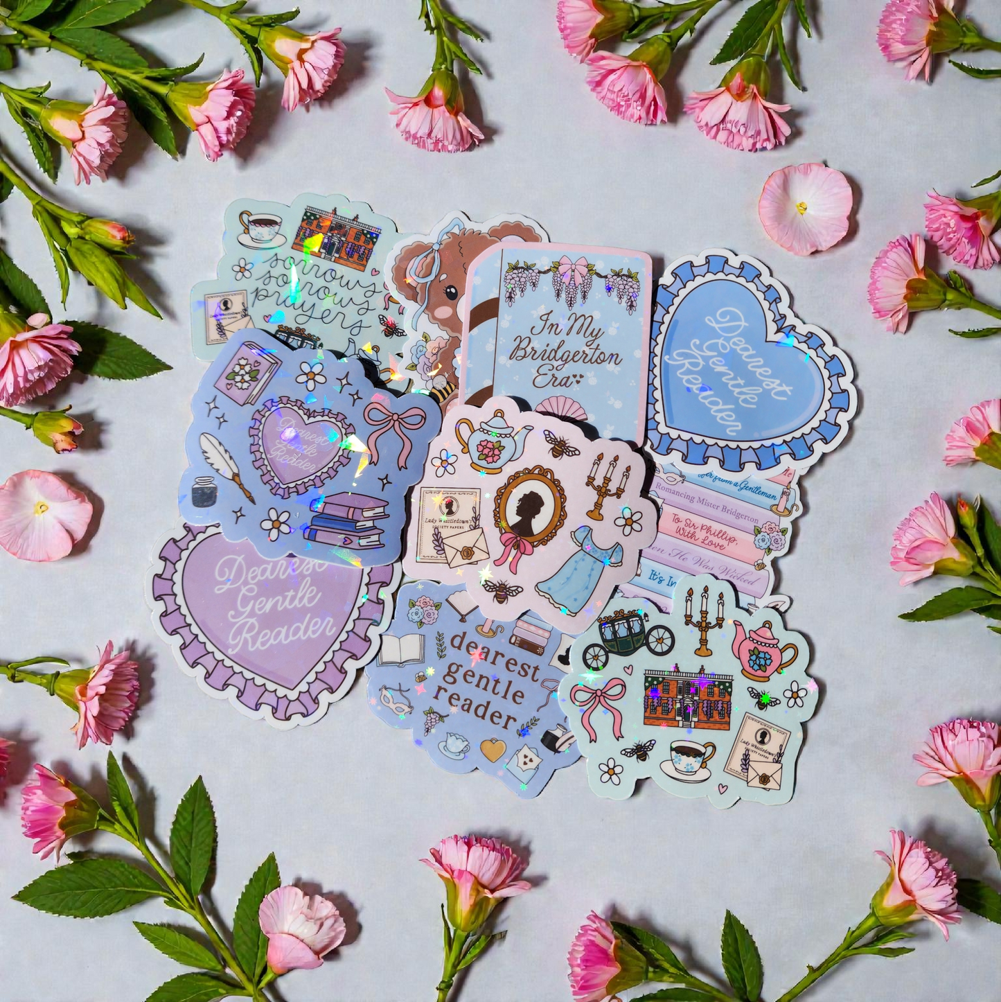 Bridgerton Stickers| Lady Whistledown Stickers| Dearest Gentle Reader Stickers