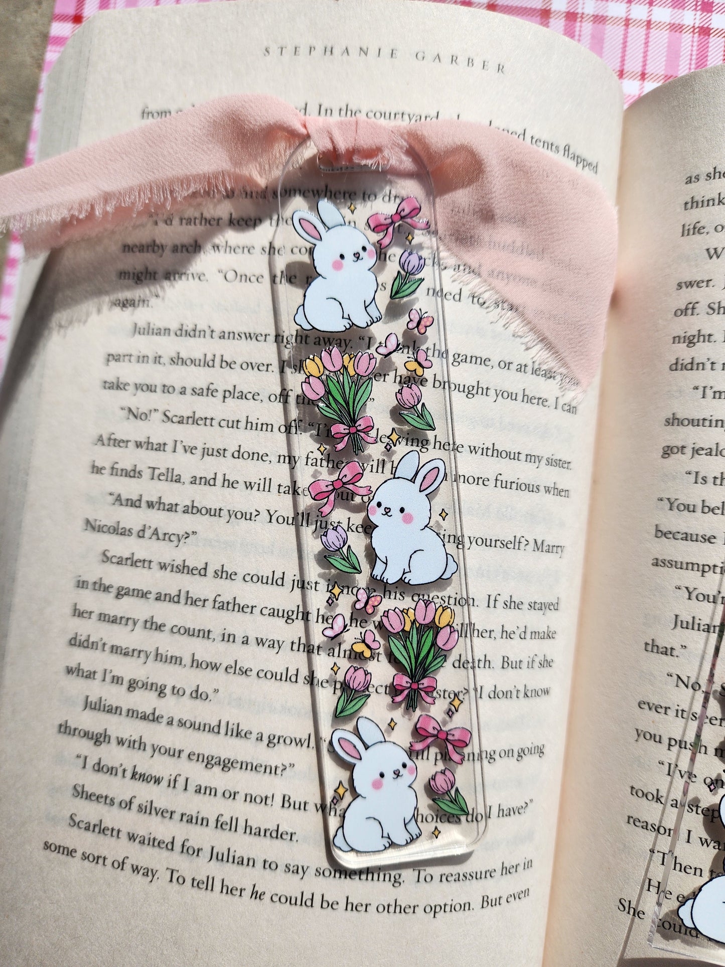Spring Bunny Bookmarks| Spring Honey Bear|Acrylic Bookmark| Bookish| Bookmark| Cute Bookmark| Book Lover Bookmark| Gifts for Book Lover| Books|Book Accessories|Bookish|