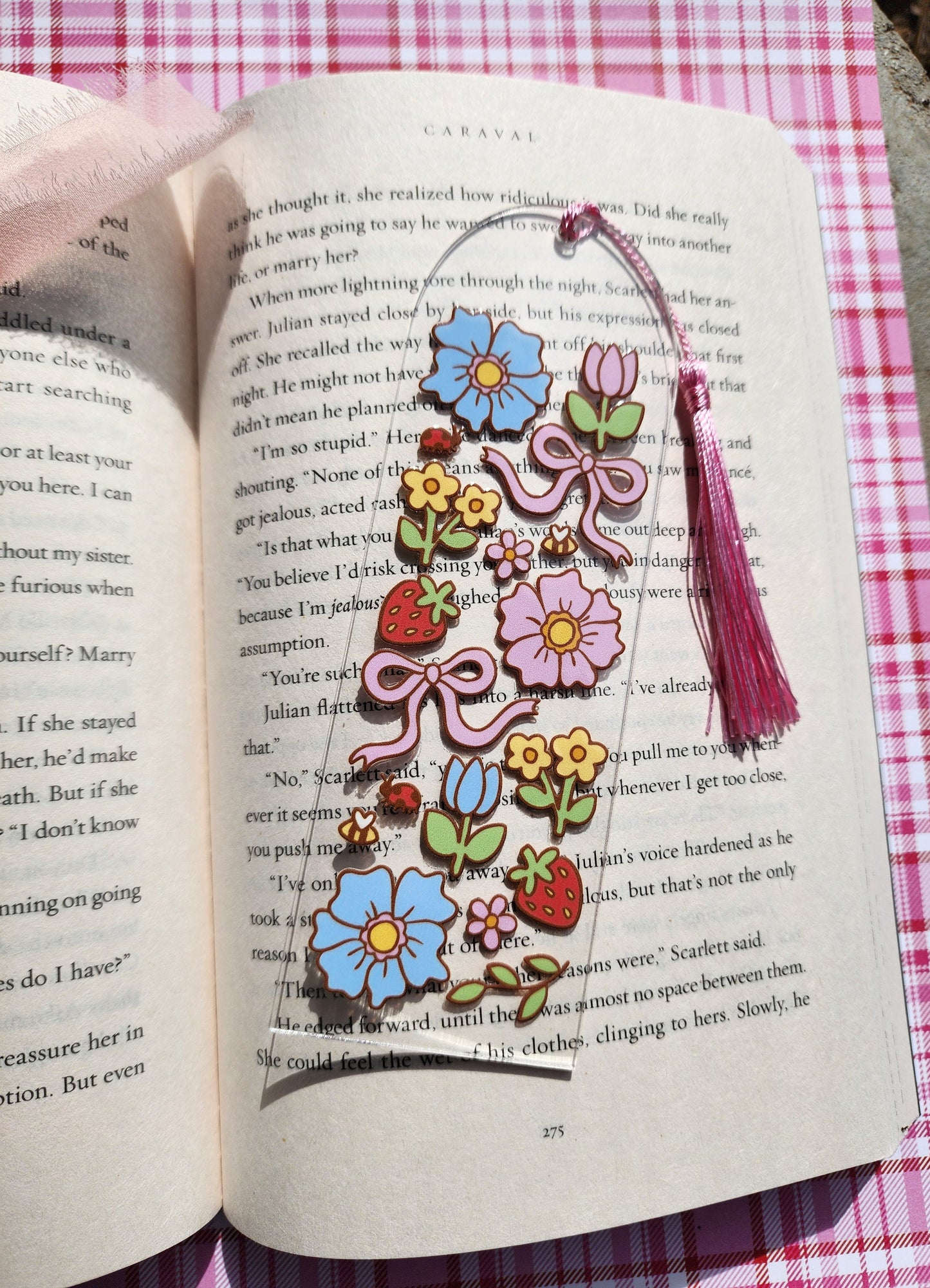 Spring Blossom Bookmarks| Spring Flowers|Acrylic Bookmark| Bookish| Bookmark| Cute Bookmark| Book Lover Bookmark| Gifts for Book Lover| Books|Book Accessories|Bookish|
