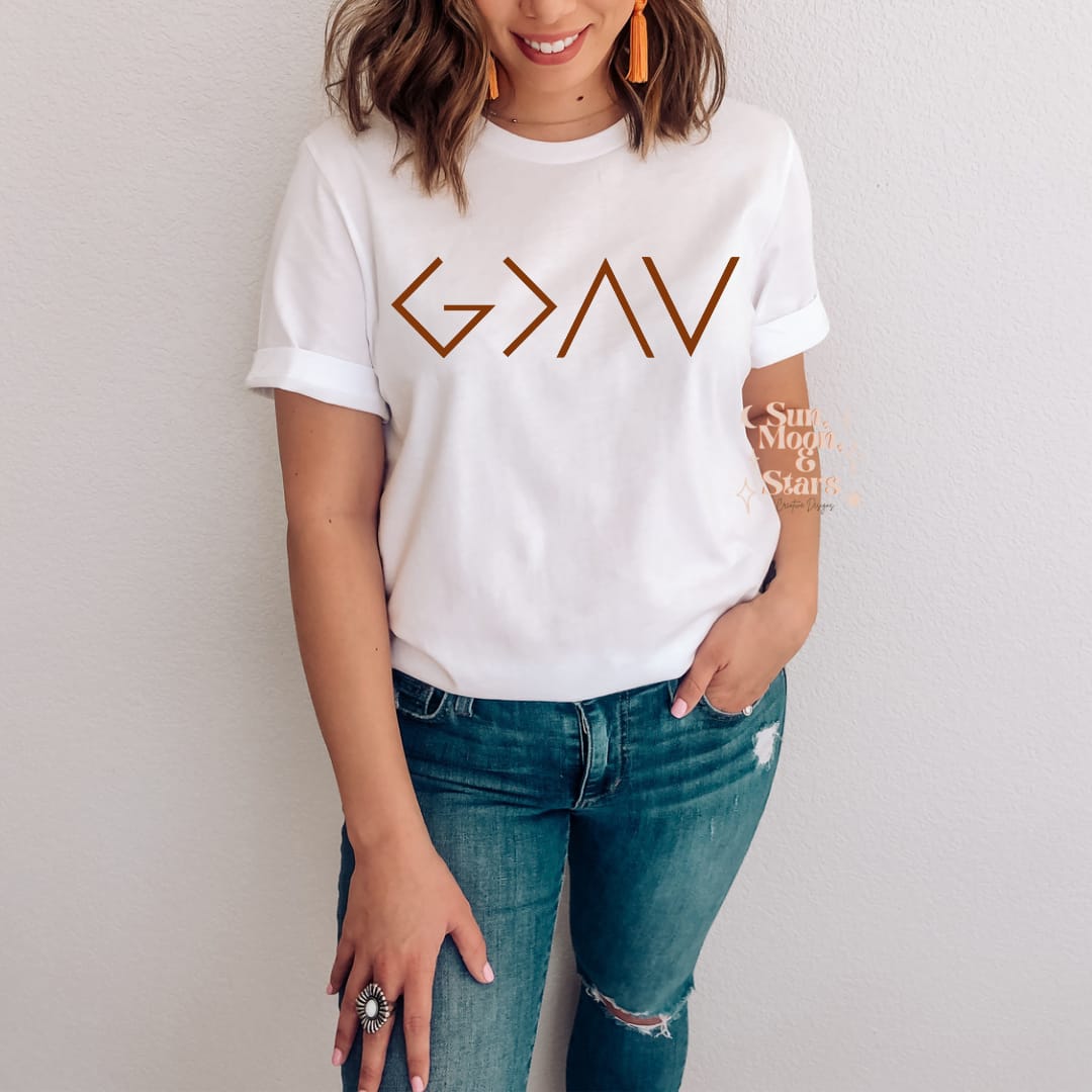 God is Greater than the High's and the Lows TEE