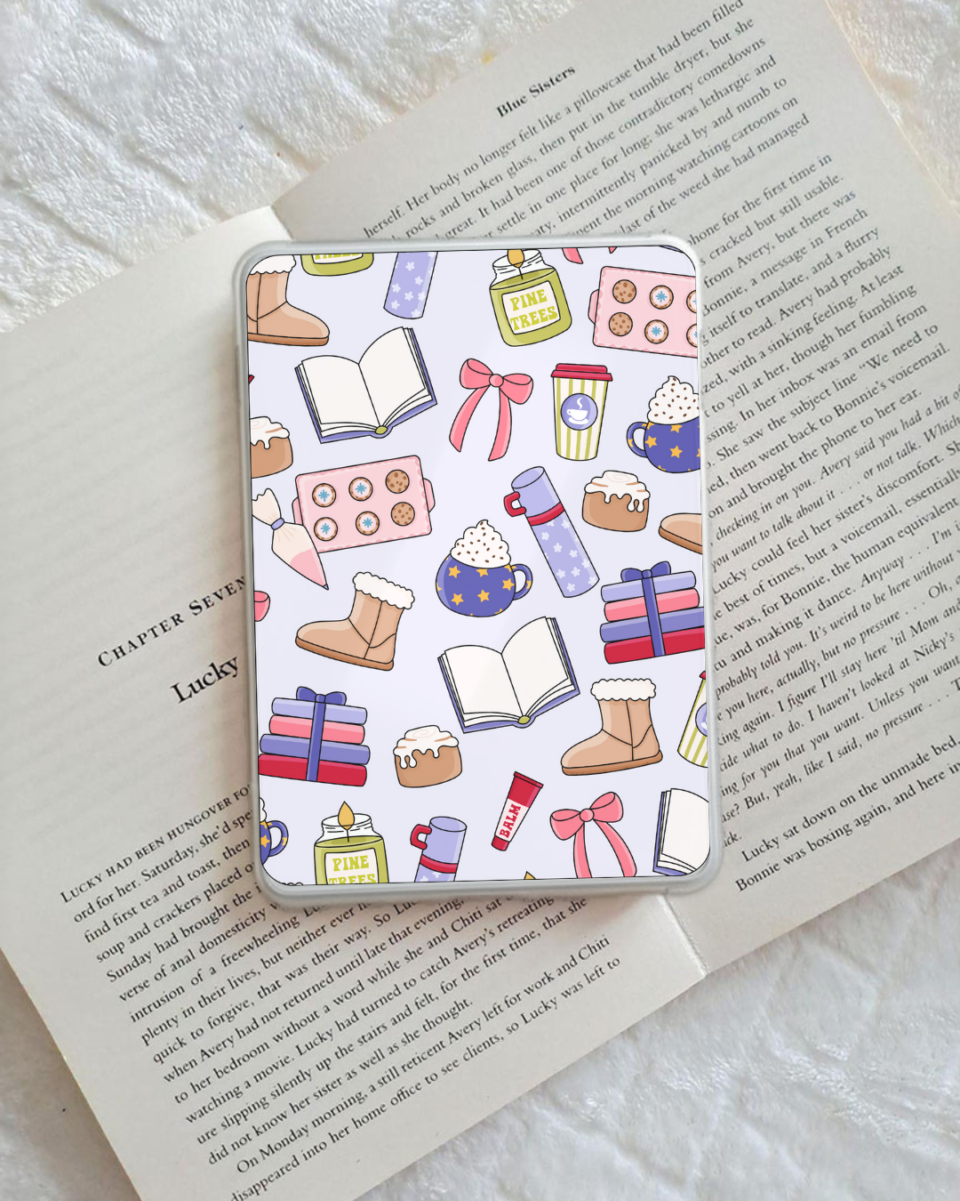 Holiday Kindle Inserts|E-reader Case Insert| Sparkly e-reader insert| Holographic e-reader insert| e-reader Accessories