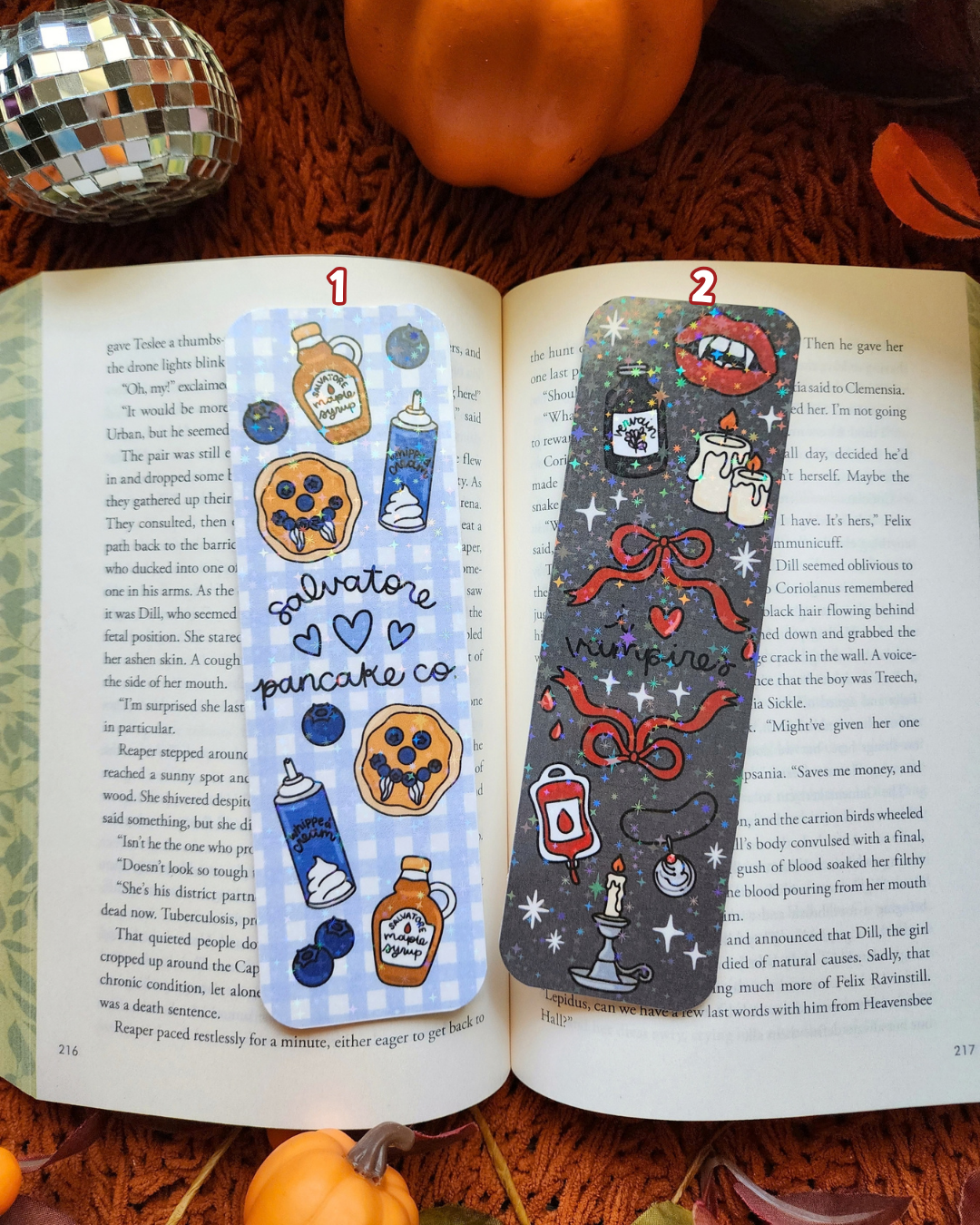 TVD Paper Bookmark| Salvatore Brothers| Pancakes|Mystic Falls|Acrylic Bookmark| Bookish| Bookmark| Cute Bookmark| Book Lover Bookmark| Gifts for Book Lover| Books|Book Accessories|Bookish|