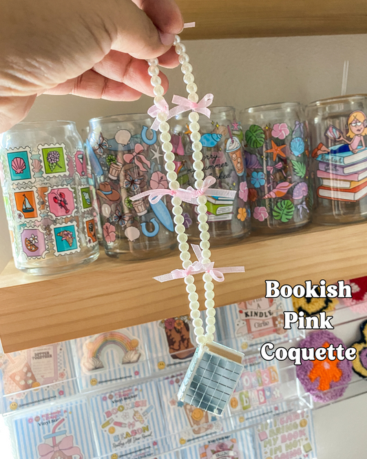 Bookish Pink Coquette Disco Car Charm| Bookish Car Accessories