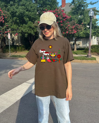 El Kuzuko Dark Chocolate Tee| El Salvador T-shirt|