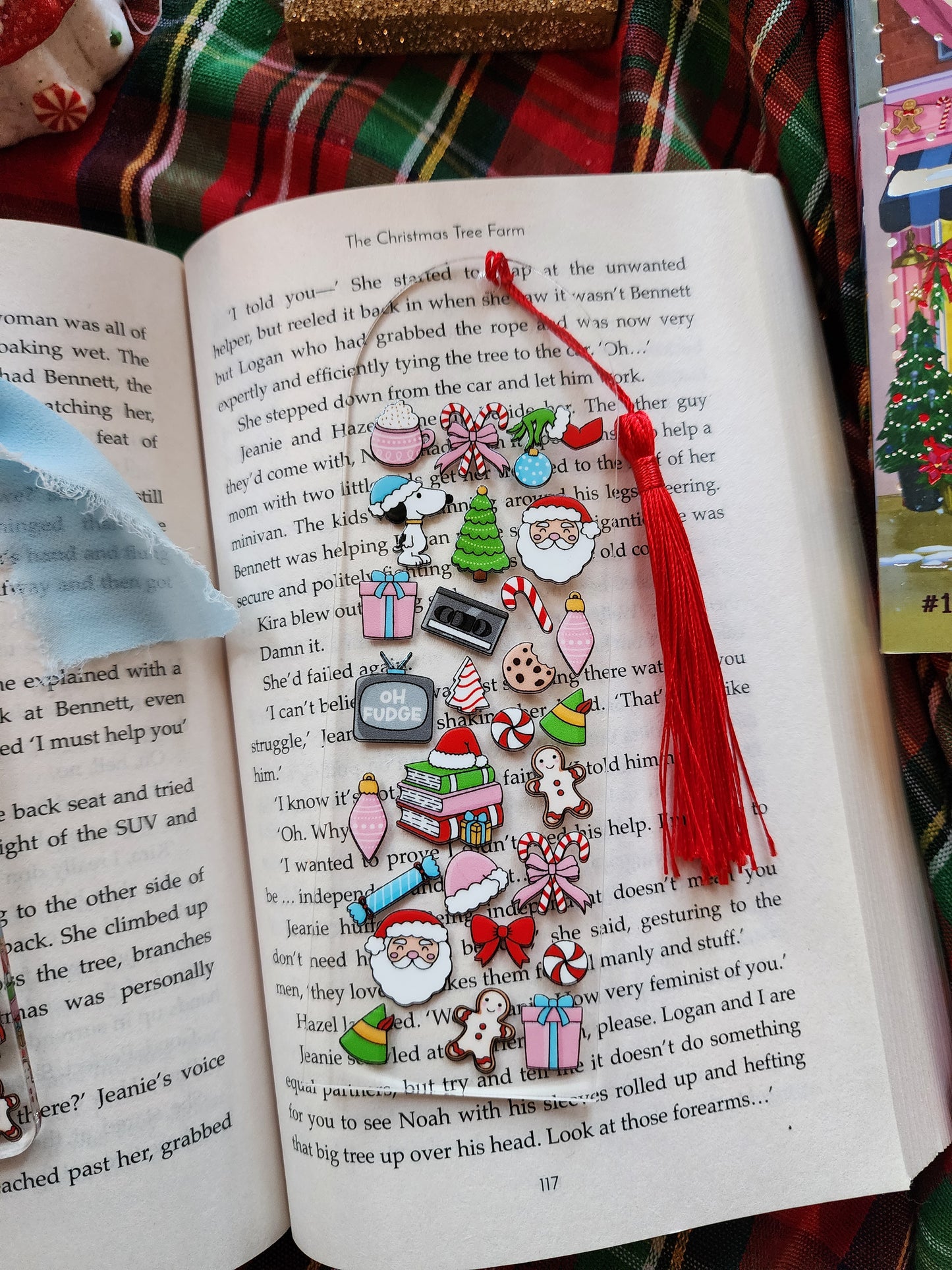 Tis' the Season to be Watching Acrylic Bookmark| Holiday|Christmas|Bookish| Bookmark| Cute Bookmark| Book Lover Bookmark| Gifts for Book Lover| Books|Book Accessories|Bookish|