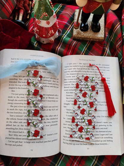 Winter Beagle Acrylic Bookmark| Holiday|Christmas|Bookish| Bookmark| Cute Bookmark| Book Lover Bookmark| Gifts for Book Lover| Books|Book Accessories|Bookish|