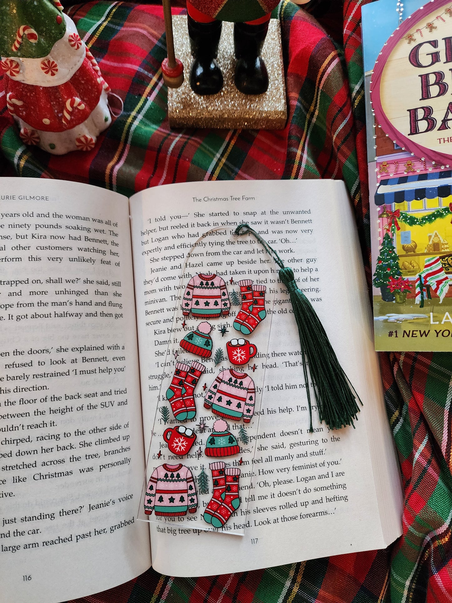 Christmas Sweaters Acrylic Bookmark| Holiday|Christmas|Bookish| Bookmark| Cute Bookmark| Book Lover Bookmark| Gifts for Book Lover| Books|Book Accessories|Bookish|