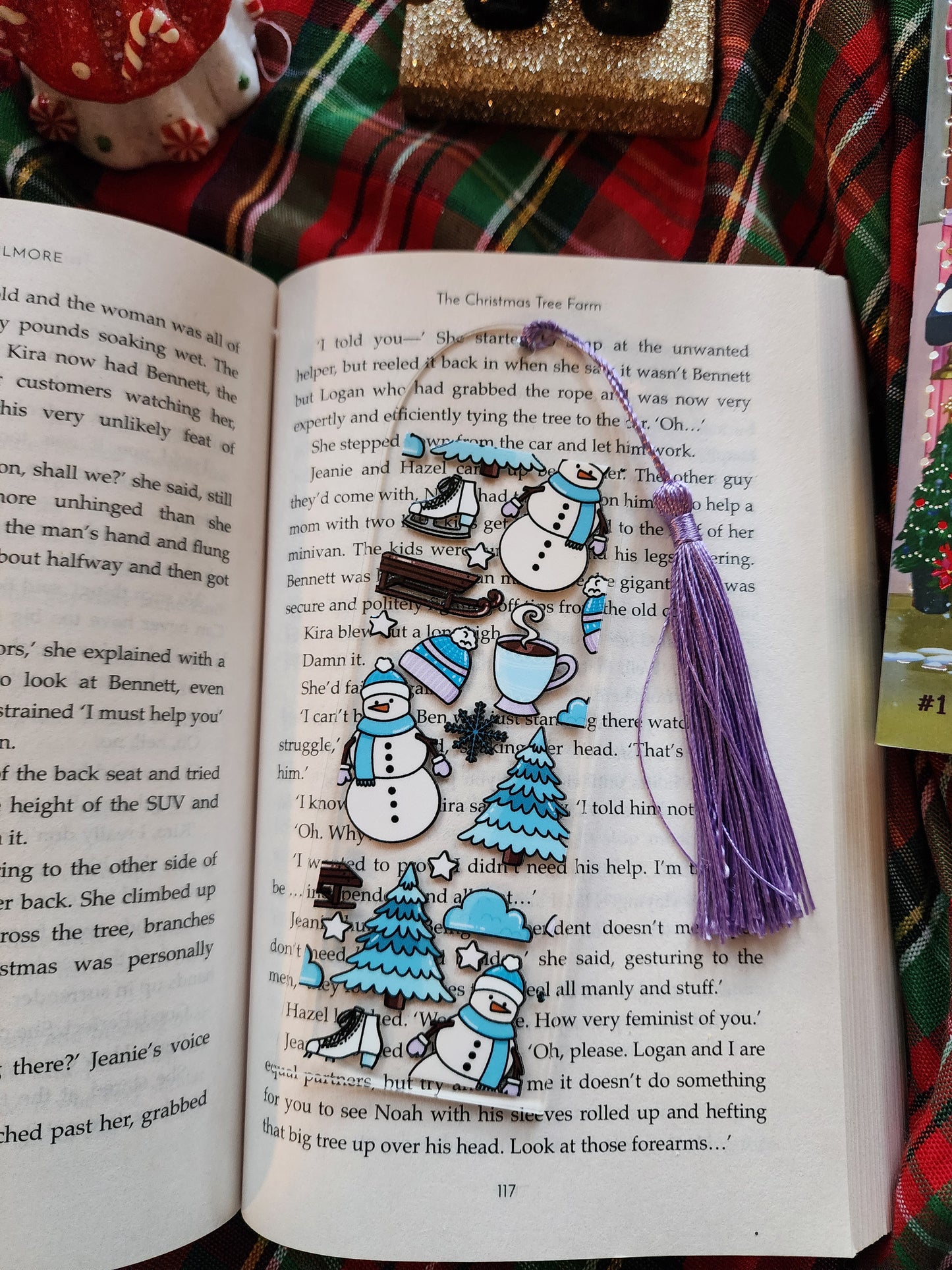 Snowman Acrylic Bookmark| Holiday|Christmas|Bookish| Bookmark| Cute Bookmark| Book Lover Bookmark| Gifts for Book Lover| Books|Book Accessories|Bookish|