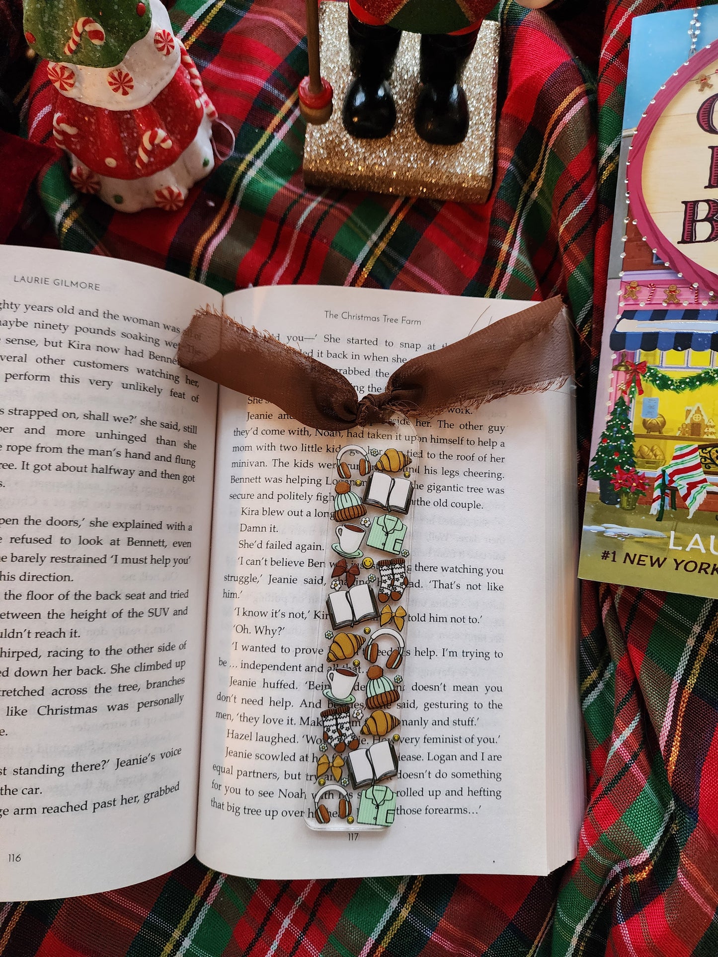 Cozy Winter Acrylic Bookmark| Holiday|Christmas|Bookish| Bookmark| Cute Bookmark| Book Lover Bookmark| Gifts for Book Lover| Books|Book Accessories|Bookish|