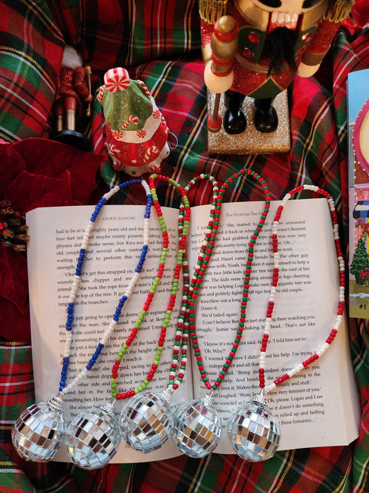 Holiday Disco Car Charm| Bookish Car Accessories