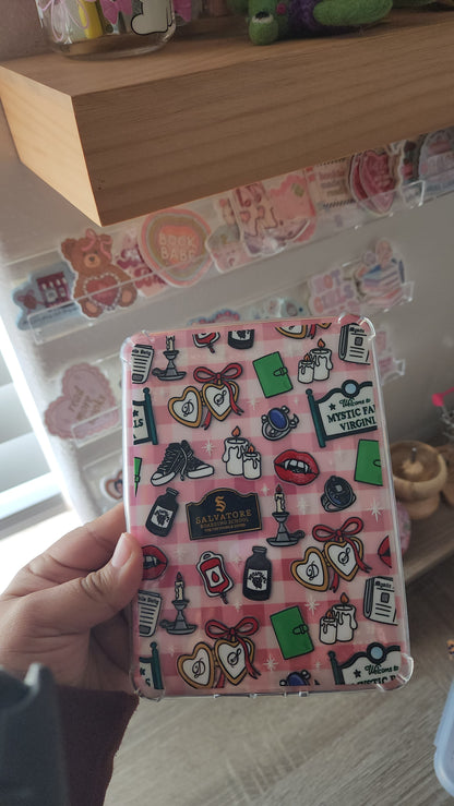 TVD Mystic Falls Kindle Case| Salvatore Brothers E-reader Case|e-reader Accessories