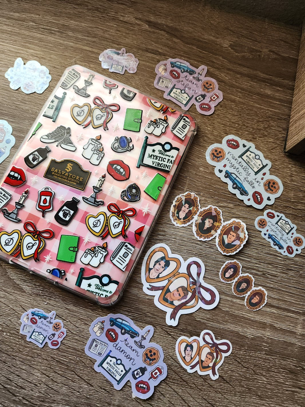 TVD Mystic Falls Kindle Case| Salvatore Brothers E-reader Case|e-reader Accessories