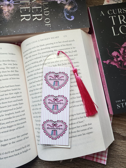 Bookworm Acrylic Bookmark|Bookish| Bookmark| Cute Bookmark| Book Lover Bookmark| Gifts for Book Lover| Books|Book Accessories|Bookish|