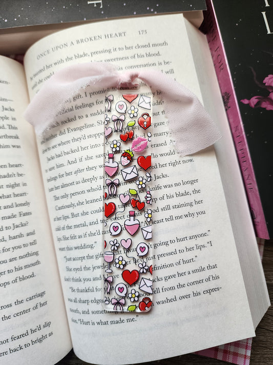 Love Potion Acrylic Bookmark|Bookish| Bookmark| Cute Bookmark| Book Lover Bookmark| Gifts for Book Lover| Books|Book Accessories|Bookish|