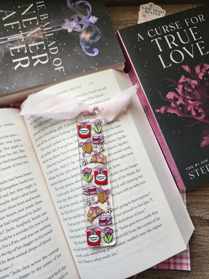 Books are my Jam Acrylic Bookmark|Bookish| Bookmark| Cute Bookmark| Book Lover Bookmark| Gifts for Book Lover| Books|Book Accessories|Bookish|