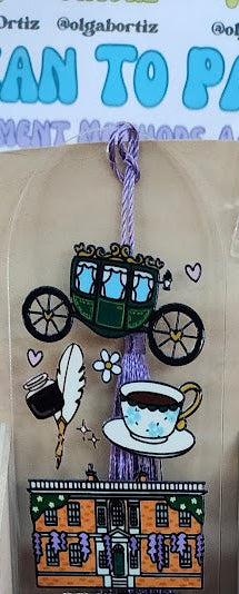 Bridgerton Bookmarks| Spring Honey Bear|Acrylic Bookmark| Bookish| Bookmark| Cute Bookmark| Book Lover Bookmark| Gifts for Book Lover| Books|Book Accessories|Bookish|