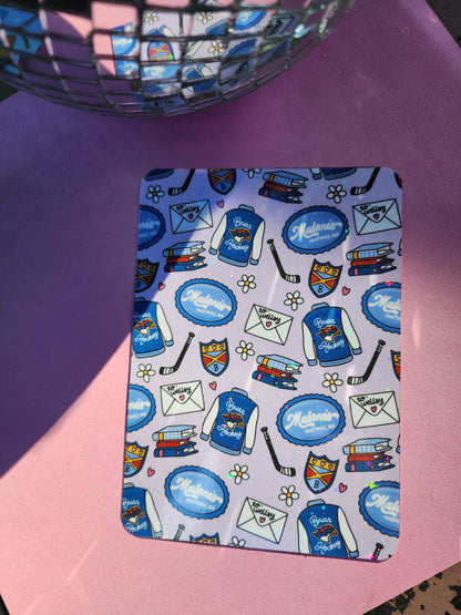 Briar University Hockey Kindle Insert| Kobo Insert| E-reader Case Insert| Sparkly e-reader insert| Holographic e-reader insert| e-reader Accessories