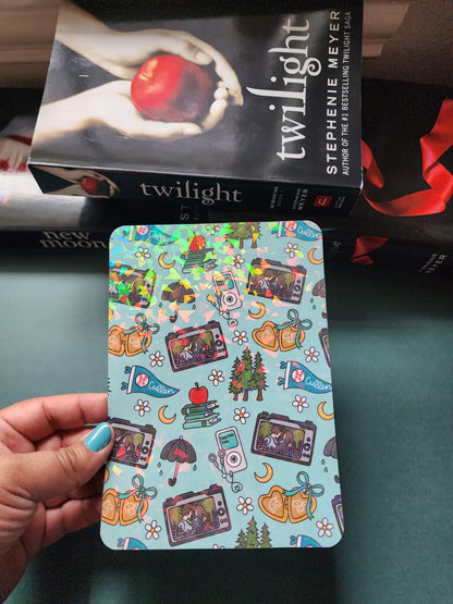 Twilight| New Moon| Forks| Cullens|Vampires Kindle Insert| Kobo Insert| E-reader Case Insert| Sparkly e-reader insert| Holographic e-reader insert| e-reader Accessories