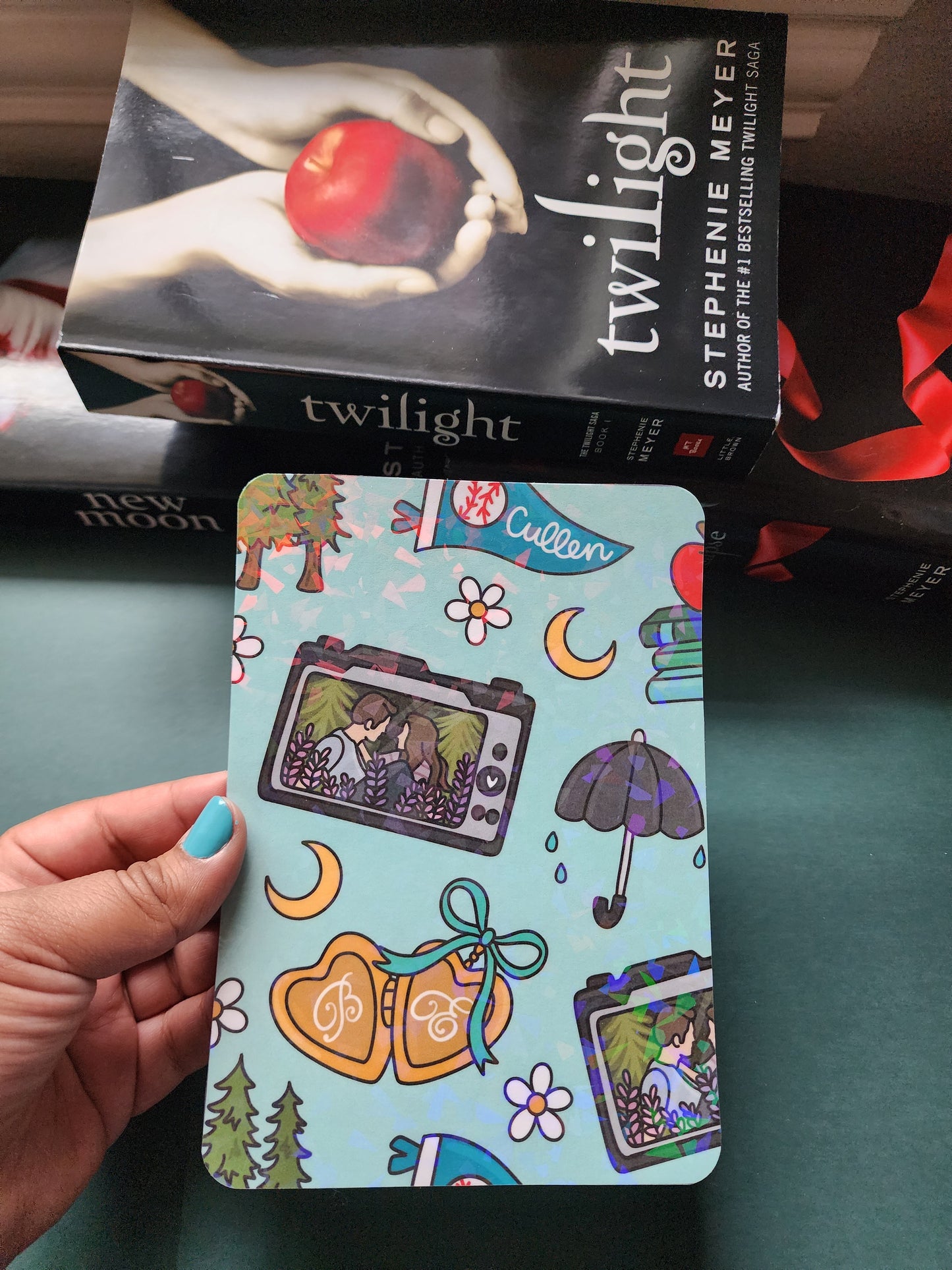 Twilight| New Moon| Forks| Cullens|Vampires Kindle Insert| Kobo Insert| E-reader Case Insert| Sparkly e-reader insert| Holographic e-reader insert| e-reader Accessories