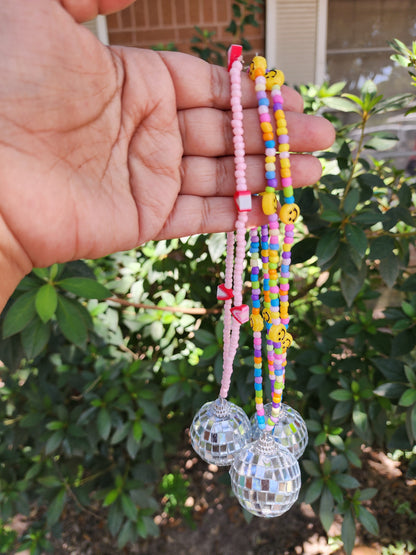 Tutti Frutti Disco Car Charm| Bookish Car Accessories