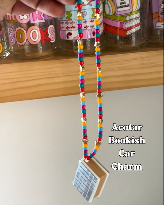 ACOTAR Book Disco Car Charm| Bookish Car Accessories