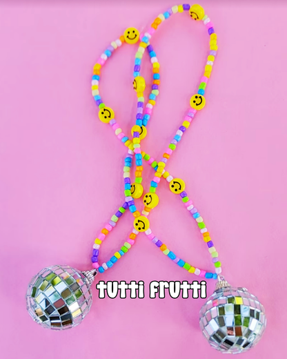 Tutti Frutti Disco Car Charm| Bookish Car Accessories