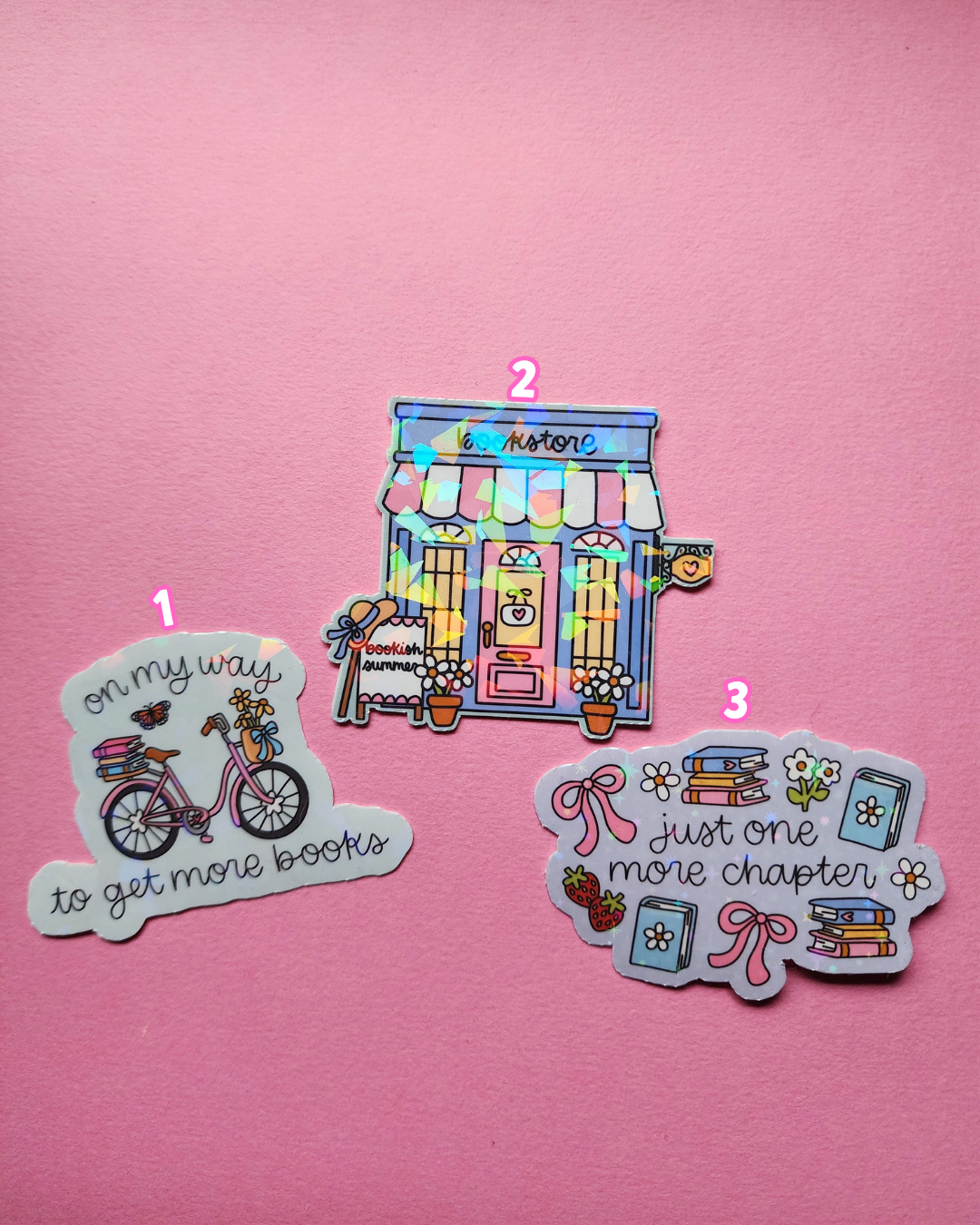 Bookish Bookstore Sticker|Sparkly sticker| Holographic sticker| book accessories| bookish sticker