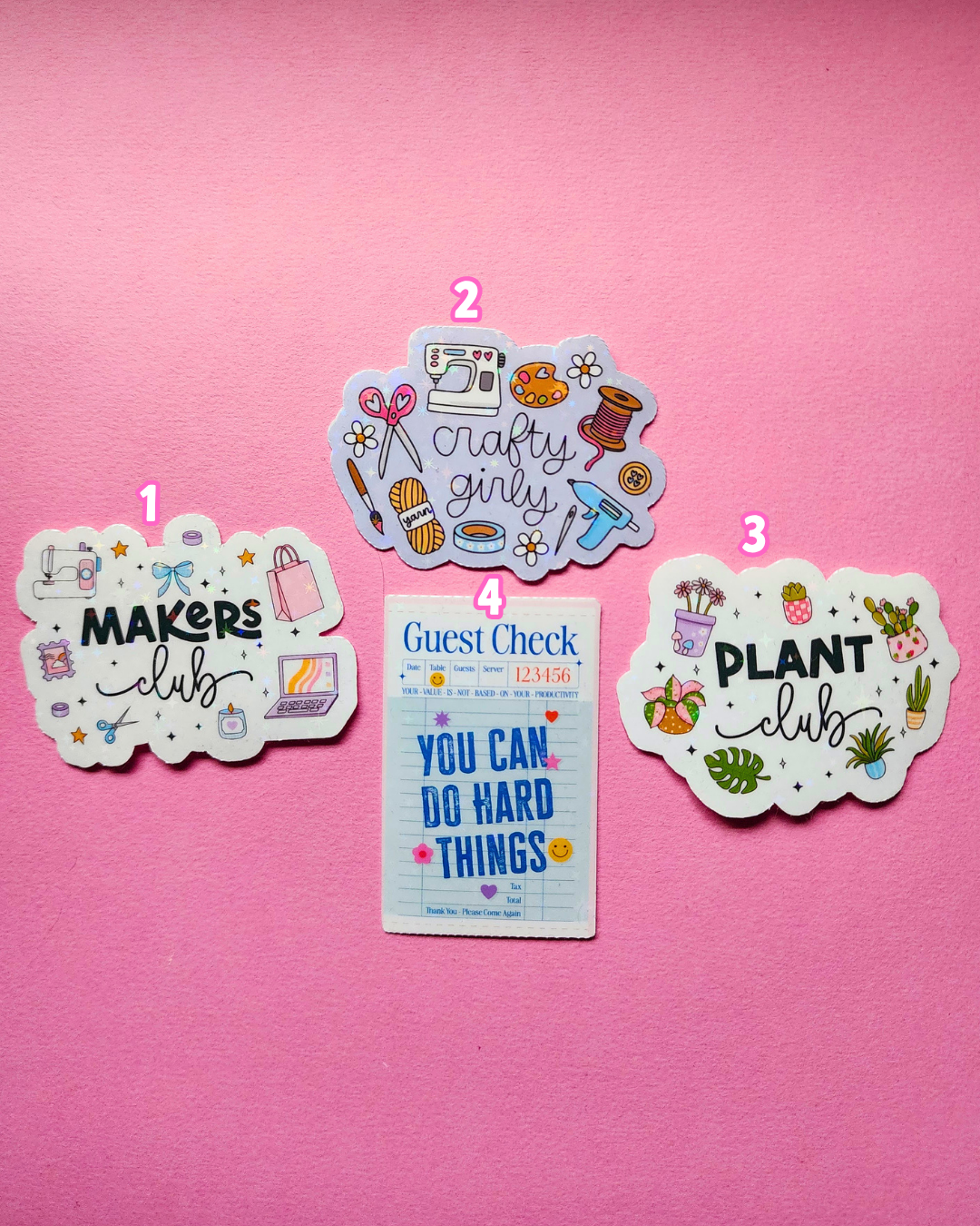Hobby Maxxing Girly Sticker|Sparkly sticker| Holographic sticker| book accessories| bookish sticker