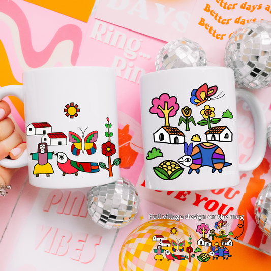 El Salvador Village 11 oz Ceramic Mug