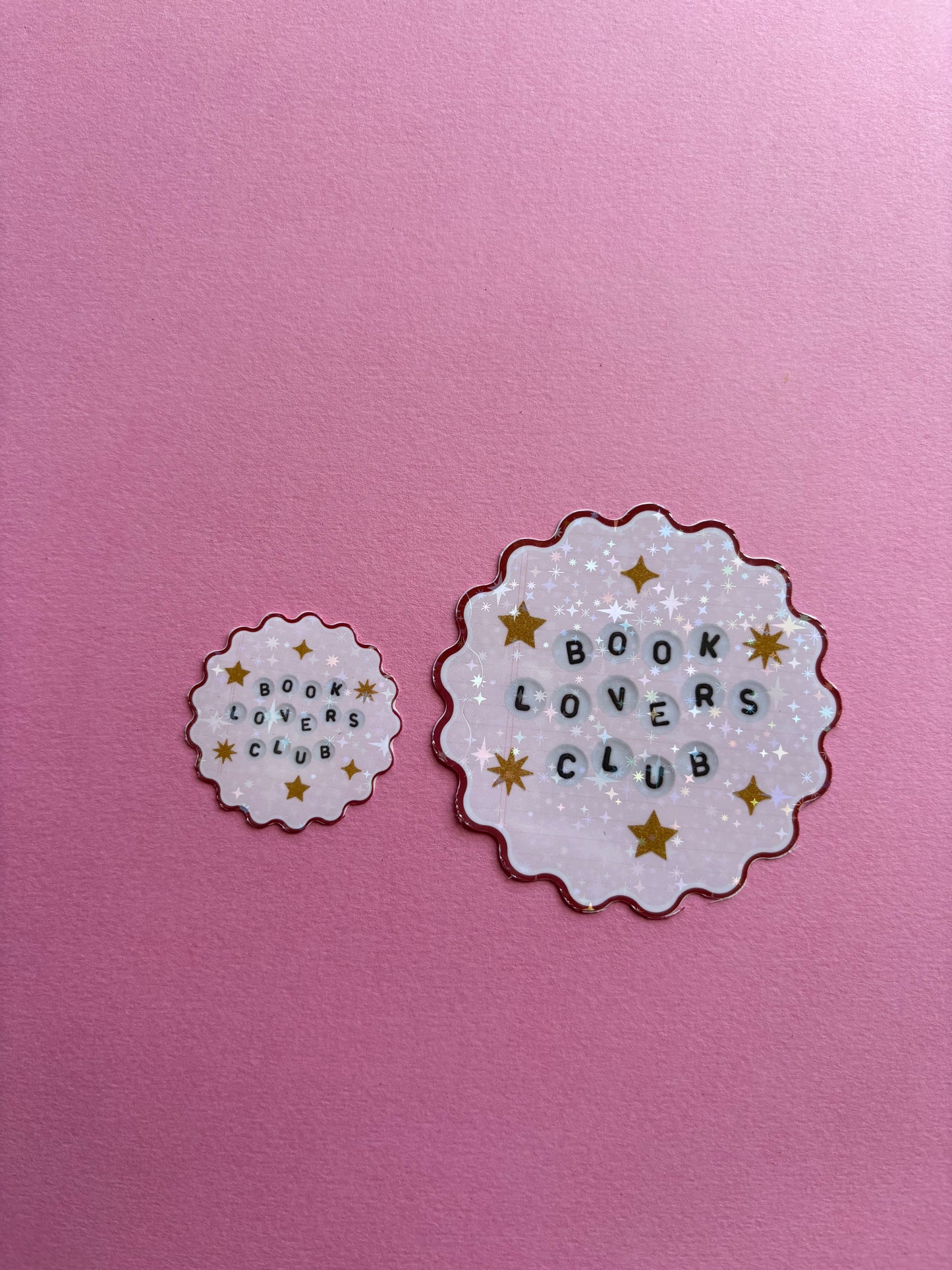 Book Lovers Club Sticker|Sparkly sticker| Holographic sticker| book accessories| bookish sticker