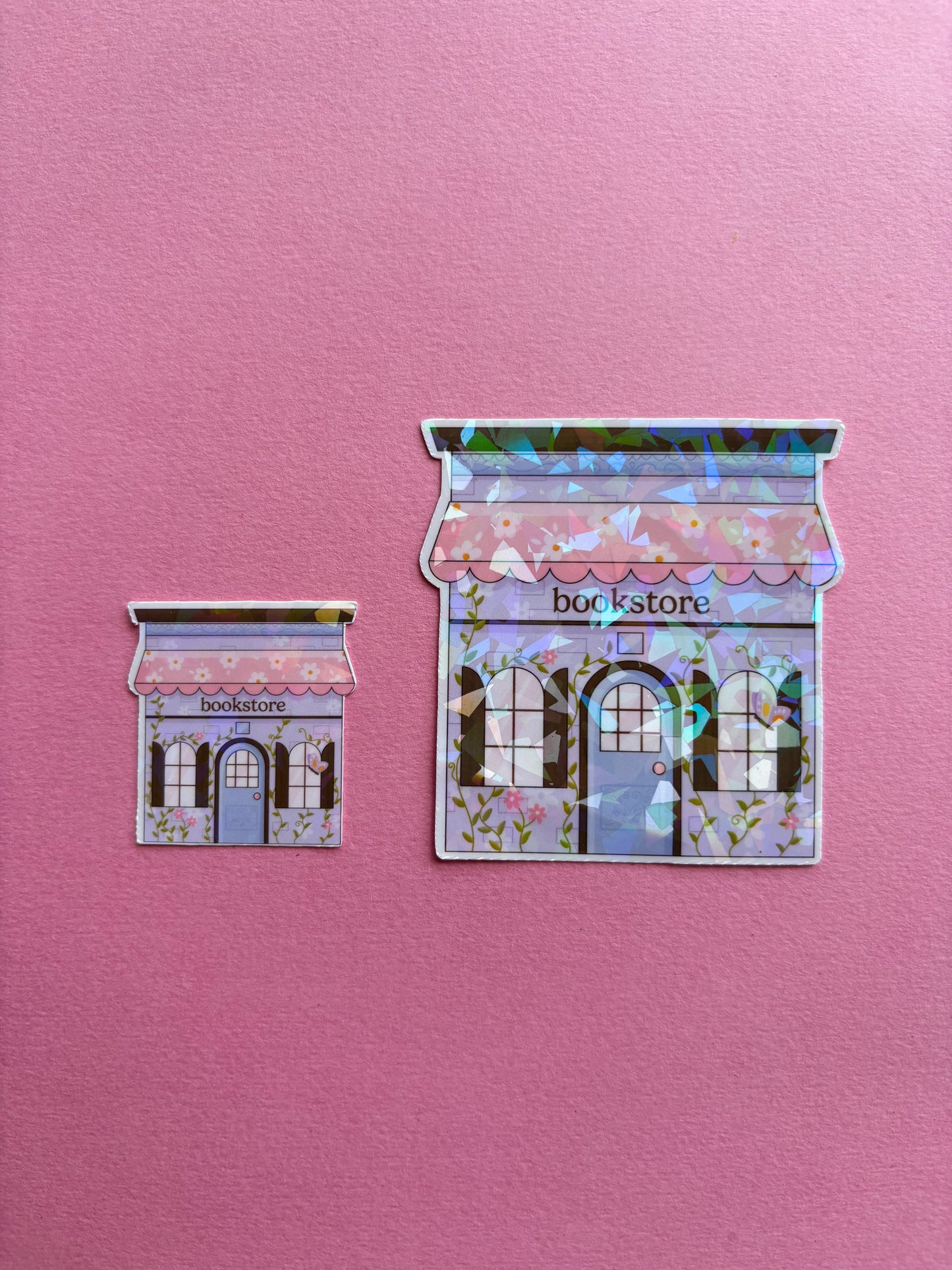 Bookstore Sticker|Sparkly sticker| Holographic sticker| book accessories| bookish sticker