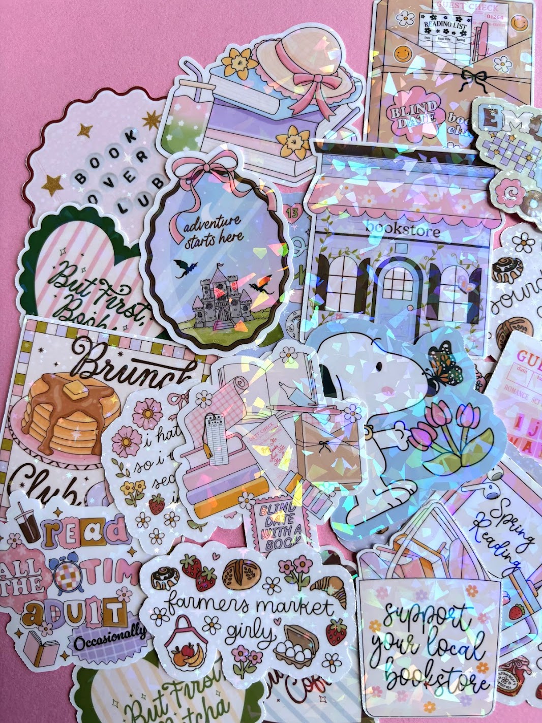 Empathy is Cool Sticker|Sparkly sticker| Holographic sticker| book accessories| bookish sticker