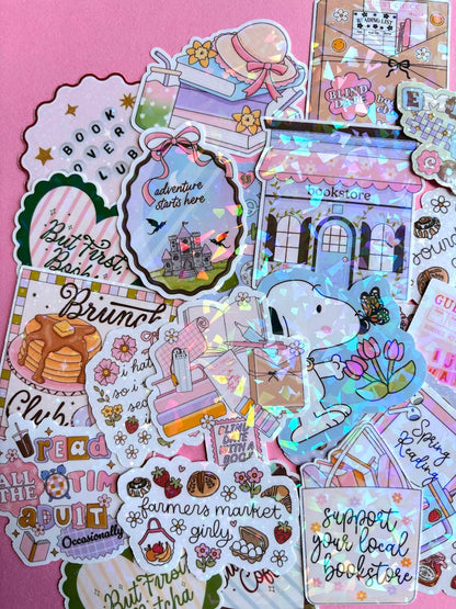Empathy is Cool Sticker|Sparkly sticker| Holographic sticker| book accessories| bookish sticker