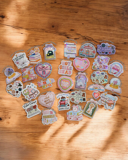 Bookish Stickers| Book Lover Stickers| Booktok Stickers