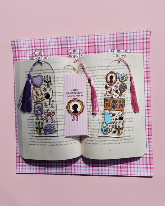 Bridgerton Bookmarks| Spring Honey Bear|Acrylic Bookmark| Bookish| Bookmark| Cute Bookmark| Book Lover Bookmark| Gifts for Book Lover| Books|Book Accessories|Bookish|