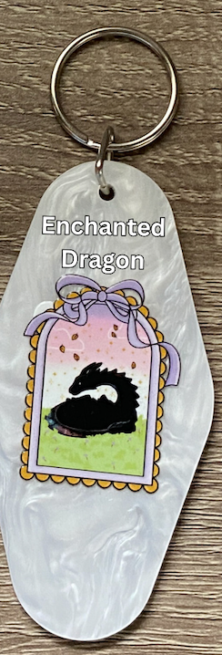 Cute Enchanted Motel Keychains|Retro Motel Keychains|Pink Accessories|