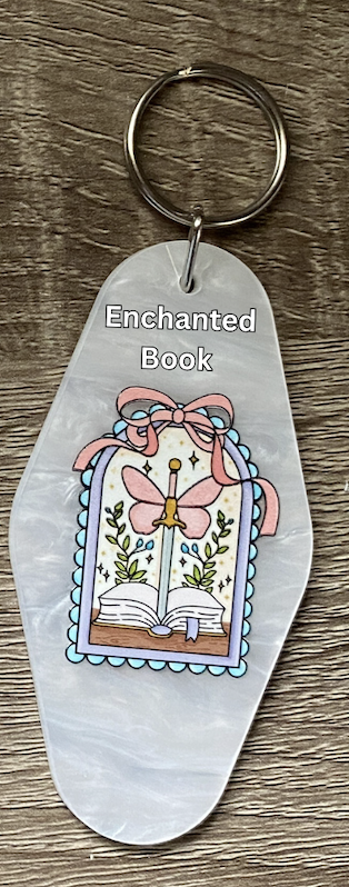 Cute Enchanted Motel Keychains|Retro Motel Keychains|Pink Accessories|