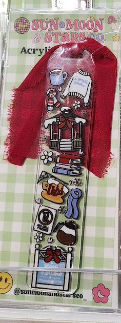 Stars Hollow Winter Acrylic Bookmark| Holiday|Christmas|Bookish| Bookmark| Cute Bookmark| Book Lover Bookmark| Gifts for Book Lover| Books|Book Accessories|Bookish|